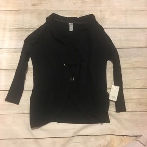 NWT C9 Black Drapey Athleisure Cocoon Cardigan